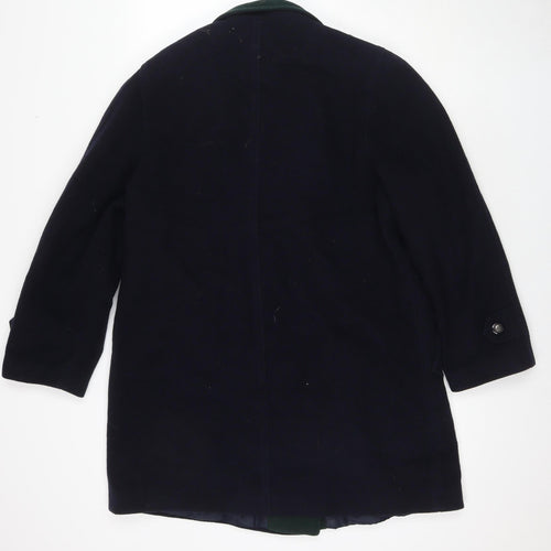 Nuage Women's Black Wool Cashmere Pea Coat Size 12