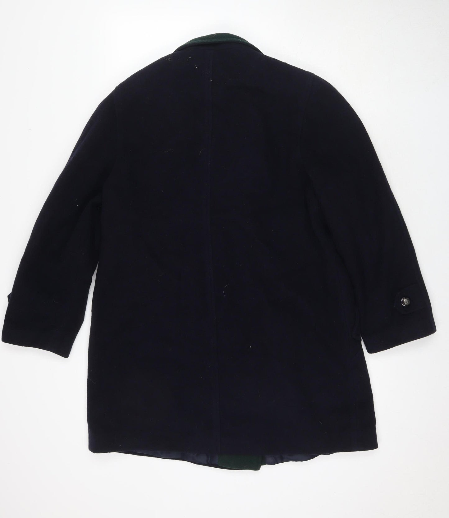 Nuage Women's Black Wool Cashmere Pea Coat Size 12