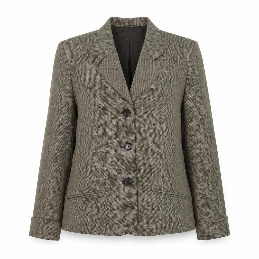 Front view of Planet Women's Grey Suit Jacket, size 10, Classic Style