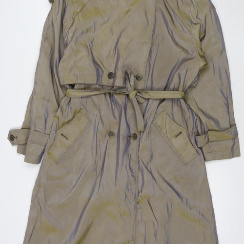 Hamells Women's Beige Trench Coat Size 14 Classic