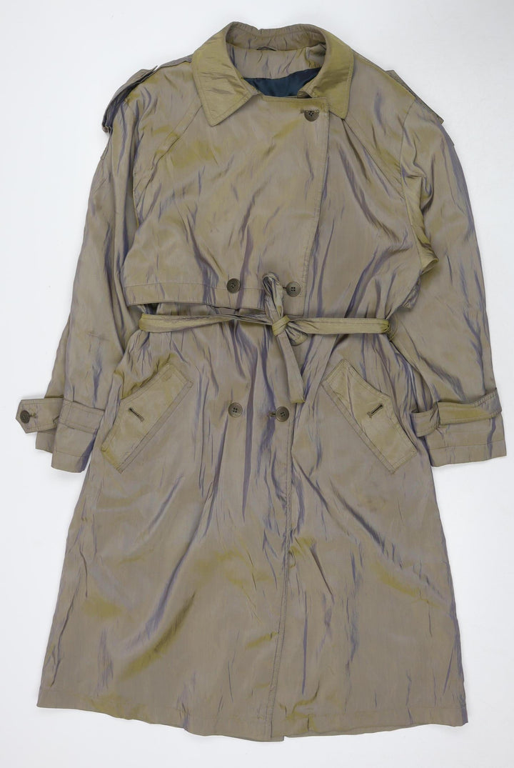 Hamells Women's Beige Trench Coat Size 14 Classic