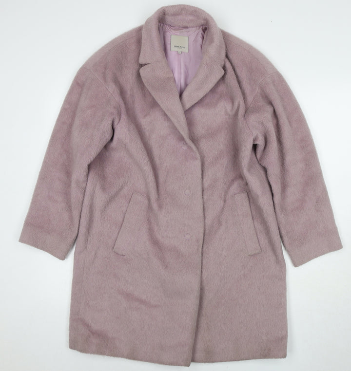 Great Plains Women's Purple Wool Blend Overcoat XS
