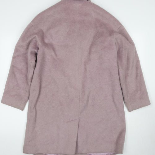 Great Plains Women's Purple Wool Blend Overcoat XS
