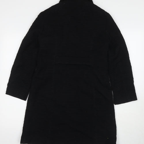 French Connection Women's Black Overcoat Size 10