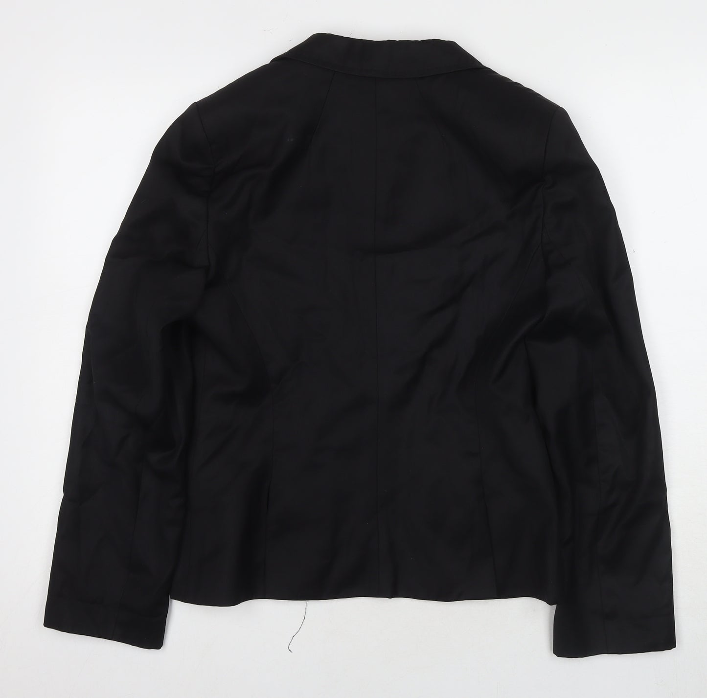 Oasis Women's Black Size 12 Blazer Jacket
