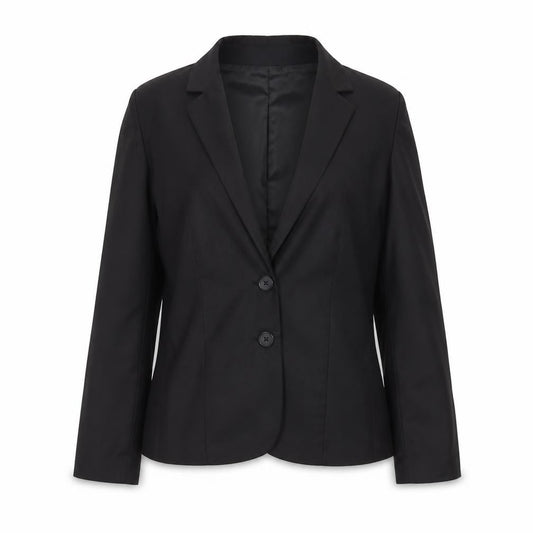 Front view of Oasis Women's Black, size 12, Blazer Jacket