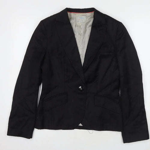 Oasis Women's Black Size 12 Blazer Jacket