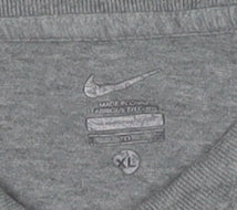 Nike Men's Grey XL Polo Shirt with Logo