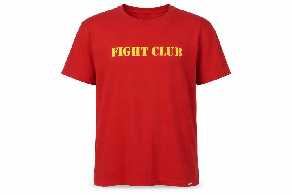 Gildan Boys Red Karate T-Shirt - Size L, Heavyweight Cotton