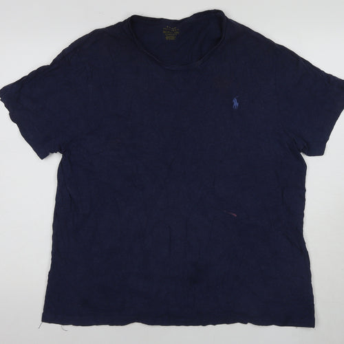 Polo Ralph Lauren Men's Blue Slim Fit T-Shirt Size XL