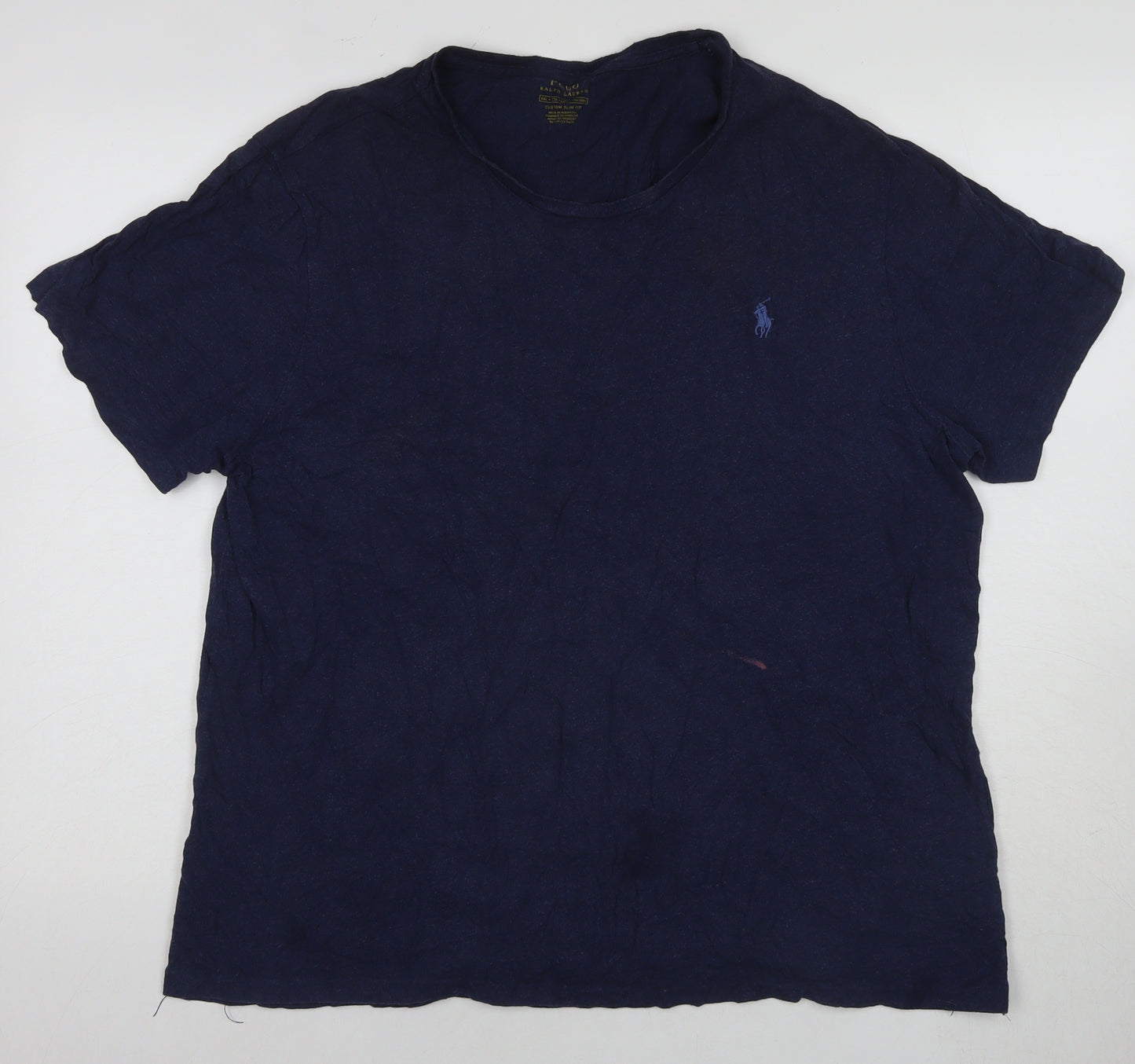 Polo Ralph Lauren Men's Blue Slim Fit T-Shirt Size XL