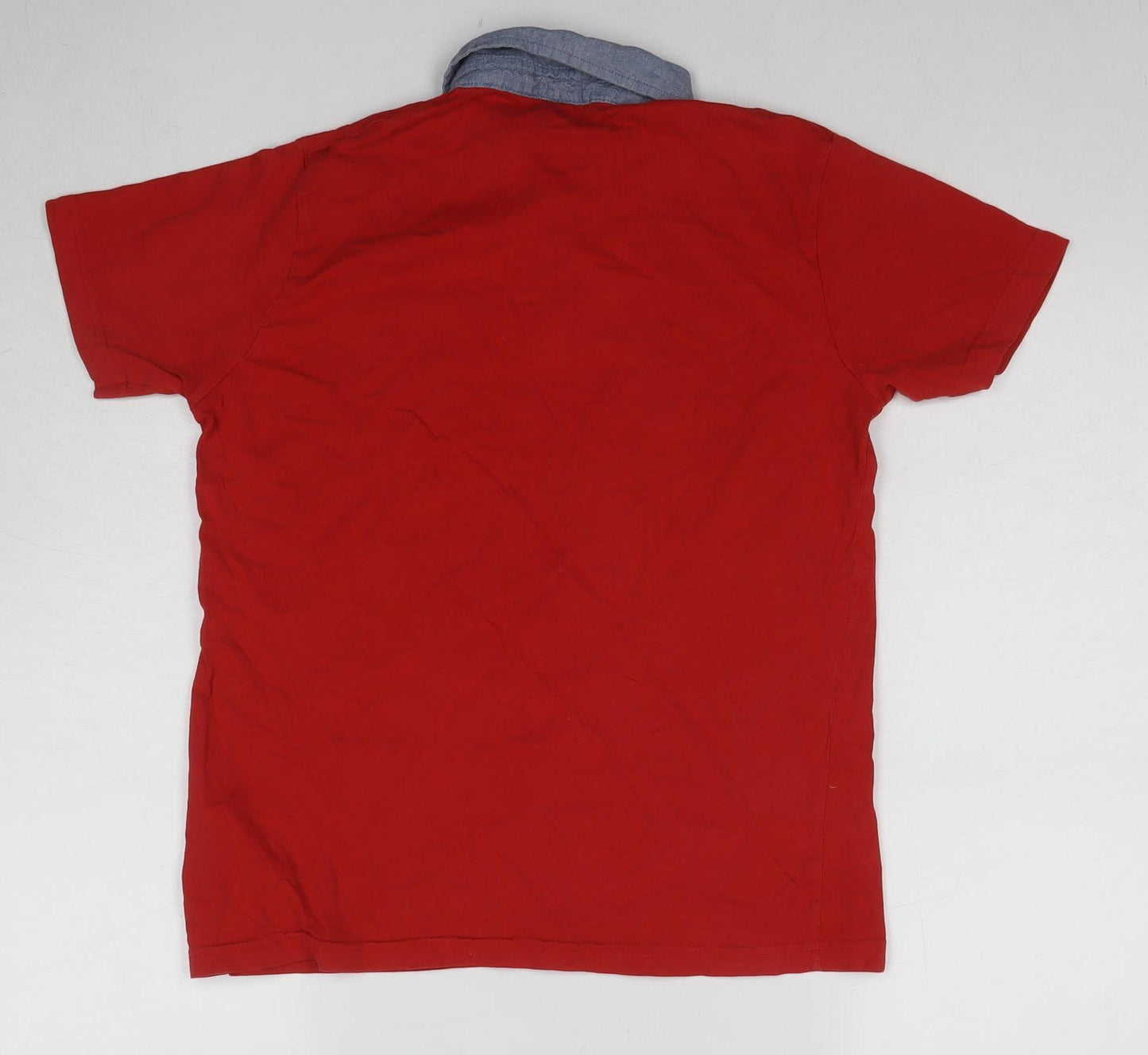 Lee Cooper Boys Red Polo Shirt, 13 Years, Short Sleeve