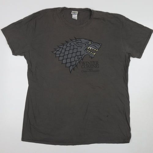 Gildan Unisex Adults Black 2XL T-Shirt Game of Thrones