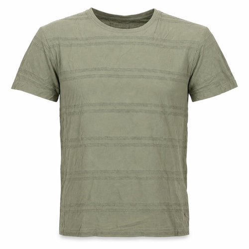 Dressmann Men's Green Crew Neck T-Shirt M