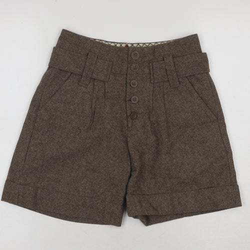 Pepe Jeans Womens Brown Chino Shorts, Size 26