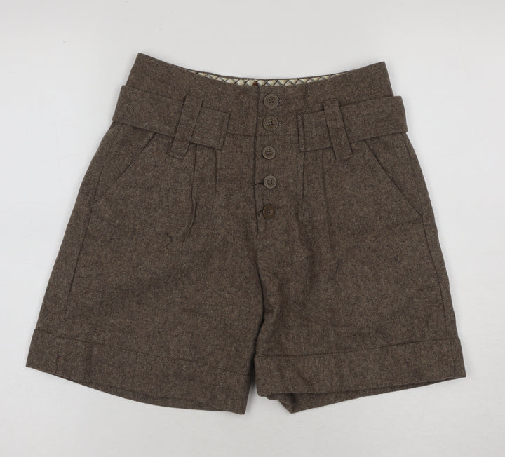Pepe Jeans Womens Brown Chino Shorts, Size 26