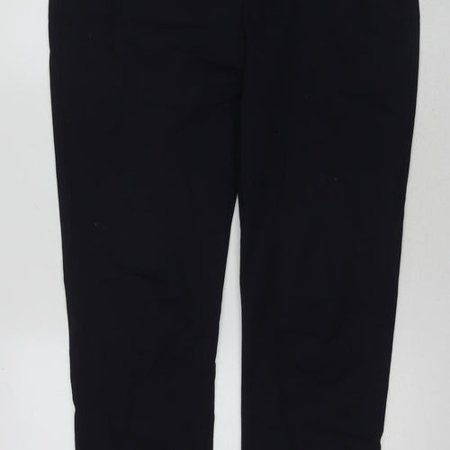 Hobbs Black Slim Chino Trousers, Size S, Unisex
