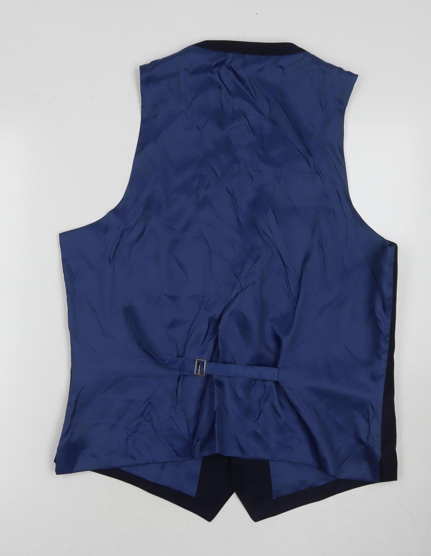 Samuel Slater Men's Black Waistcoat Size 44 Wool Blend