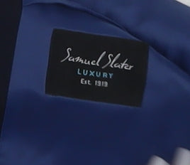 Samuel Slater Men's Black Waistcoat Size 44 Wool Blend