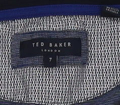 Ted Baker Men's Blue Polo Shirt 3XL, Casual Cotton