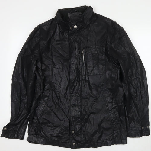 Jupiter Men's Black Windbreaker Jacket M