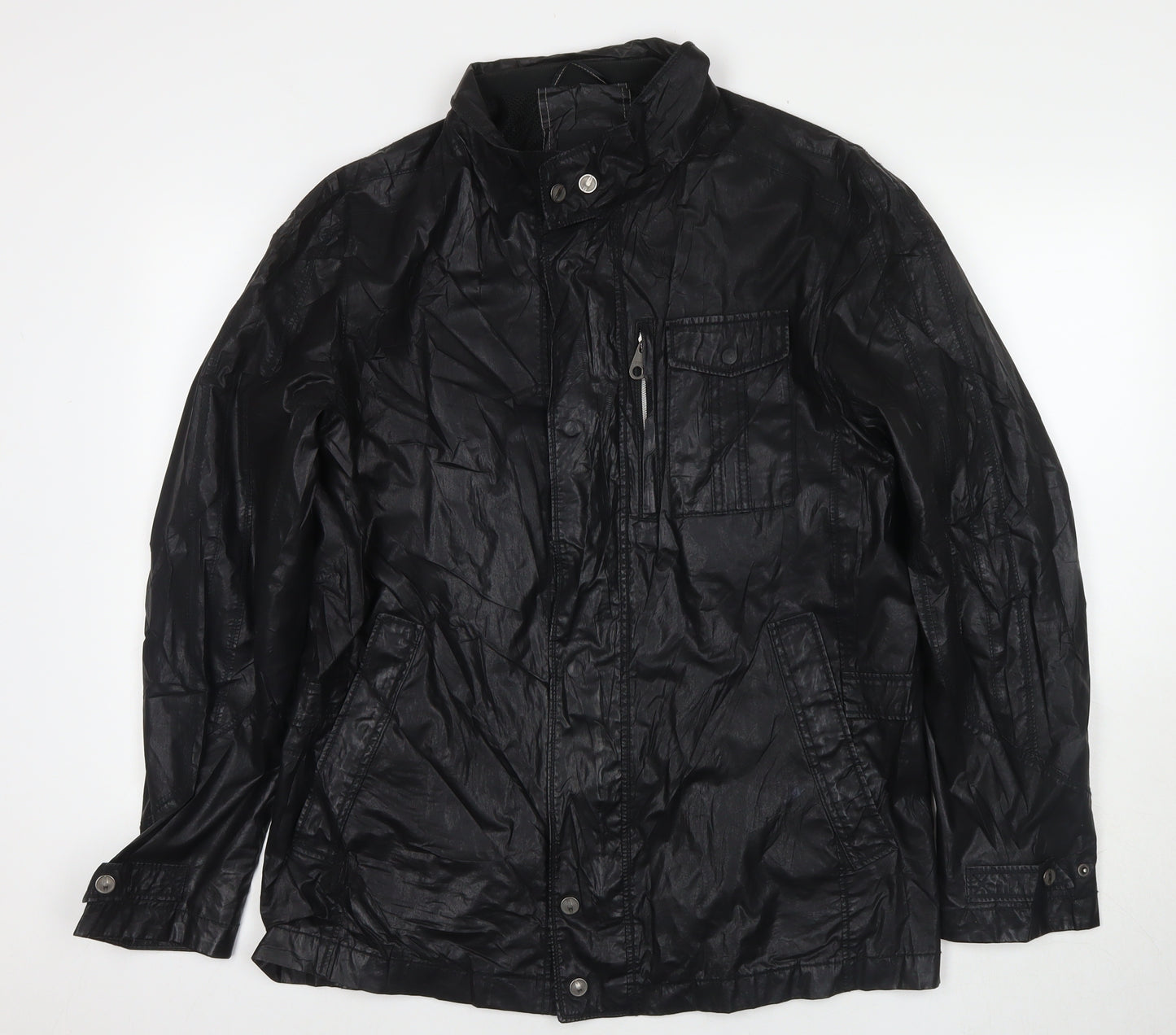 Jupiter Men's Black Windbreaker Jacket M