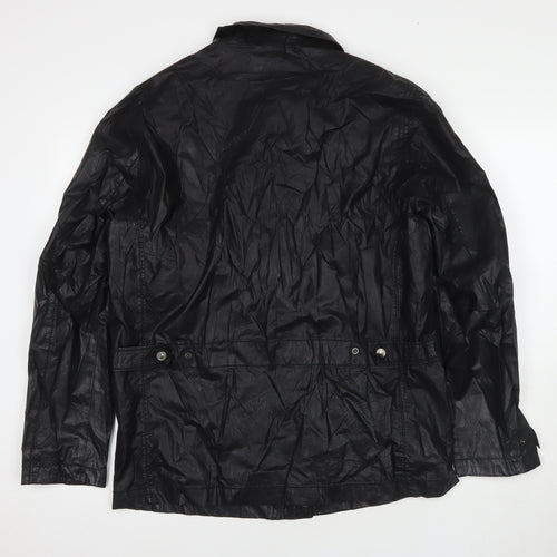 Jupiter Men's Black Windbreaker Jacket M