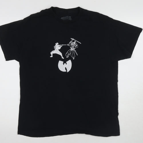 Wu-Tang Clan Men's Black Graphic T-Shirt Small