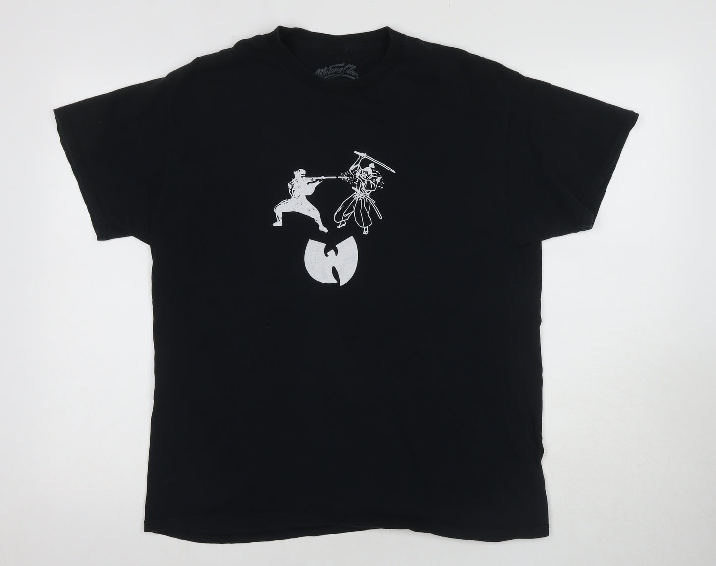 Wu-Tang Clan Men's Black Graphic T-Shirt Small