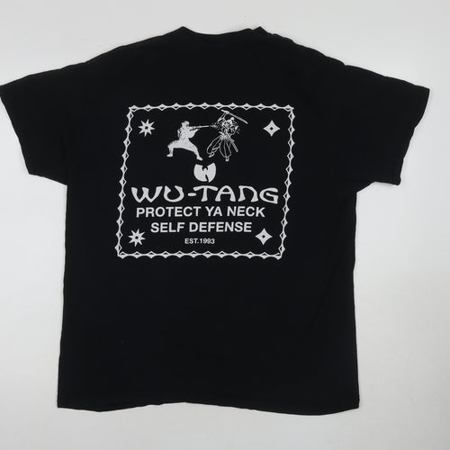 Wu-Tang Clan Men's Black Graphic T-Shirt Small