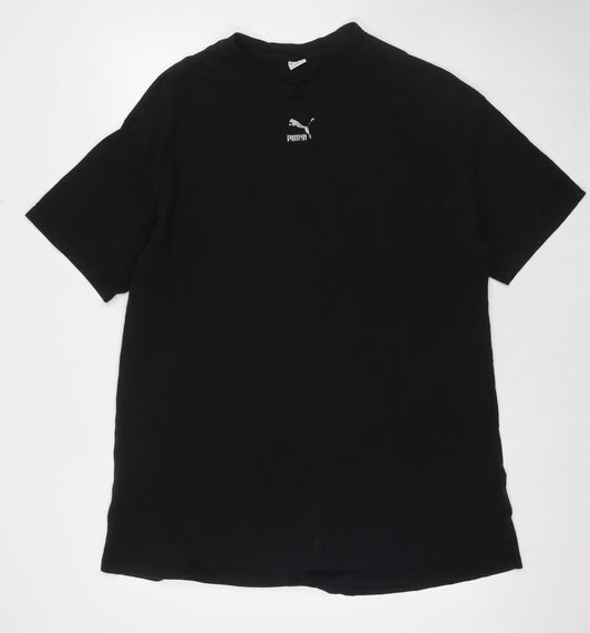 Puma Men's Black Crew Neck T-Shirt Medium