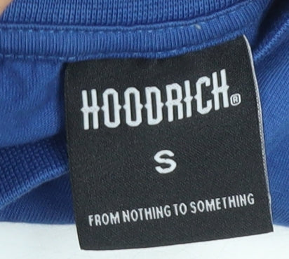 Hoodrich Men's Blue Graphic Logo T-Shirt, Size S, Cotton