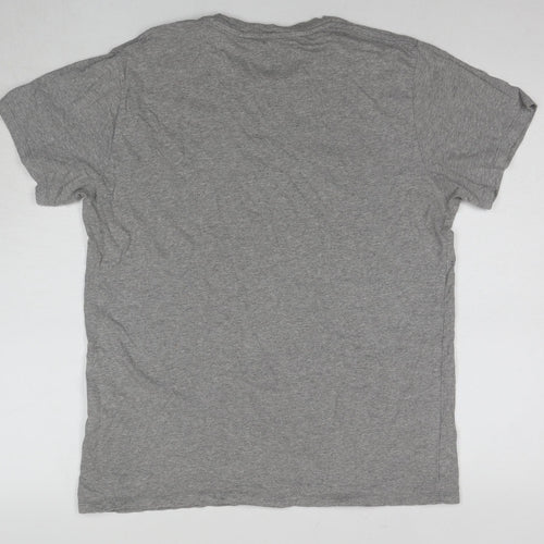 Levi's Men's Grey Graphic T-Shirt, Size L, Cotton Logo