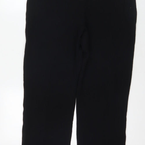 Jean Muir Women's Black Wool Trousers Size 16