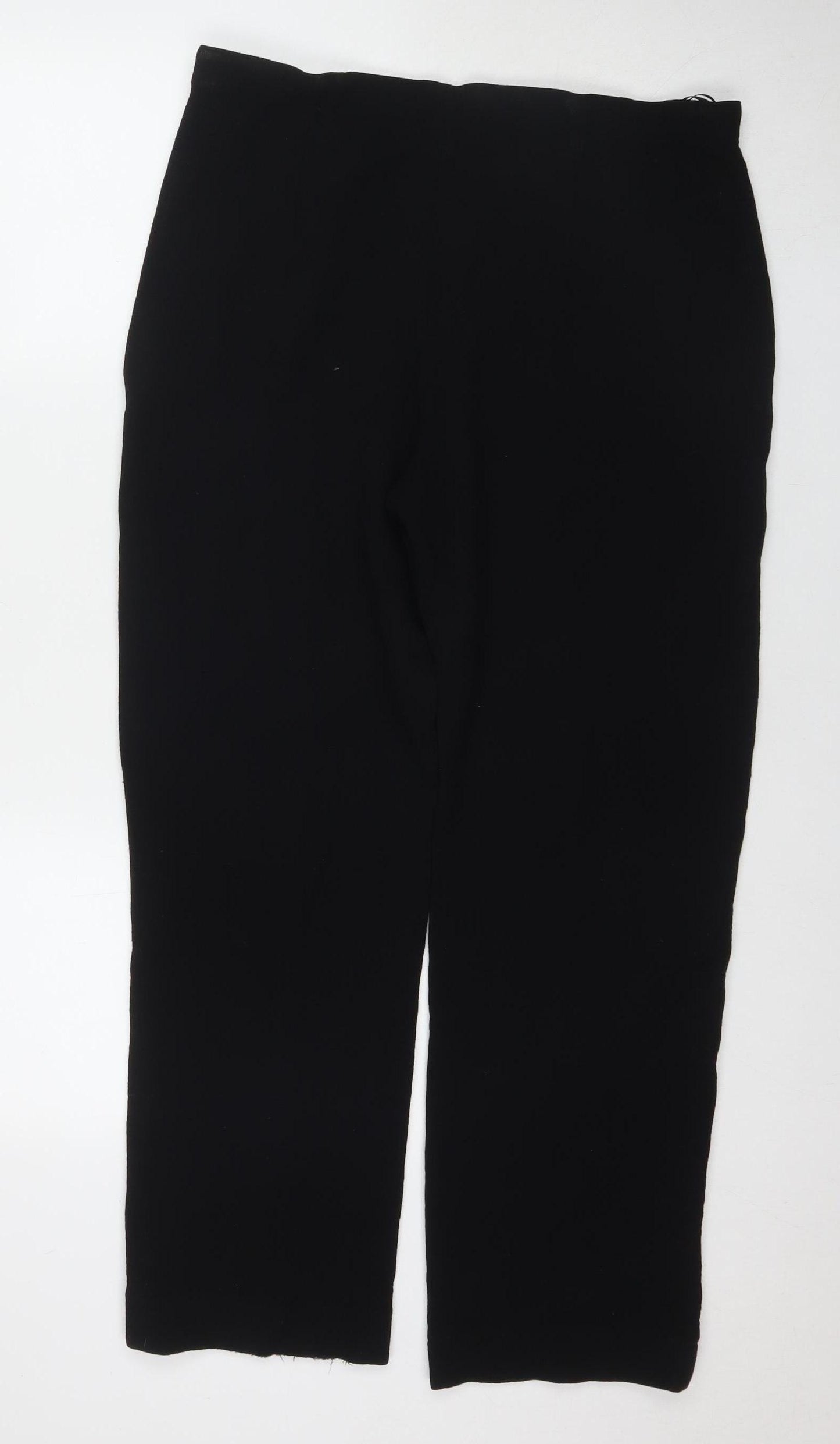 Jean Muir Women's Black Wool Trousers Size 16