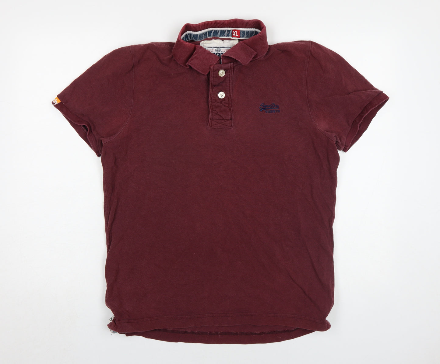 Superdry Men's Red Polo Shirt XL Casual Style