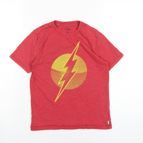 Gap Boys' Red The Flash T-Shirt, 9-10 Years, Superhero Graphic