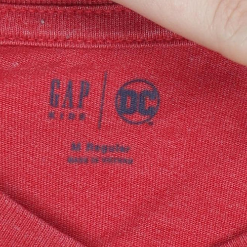 Gap Boys' Red The Flash T-Shirt, 9-10 Years, Superhero Graphic