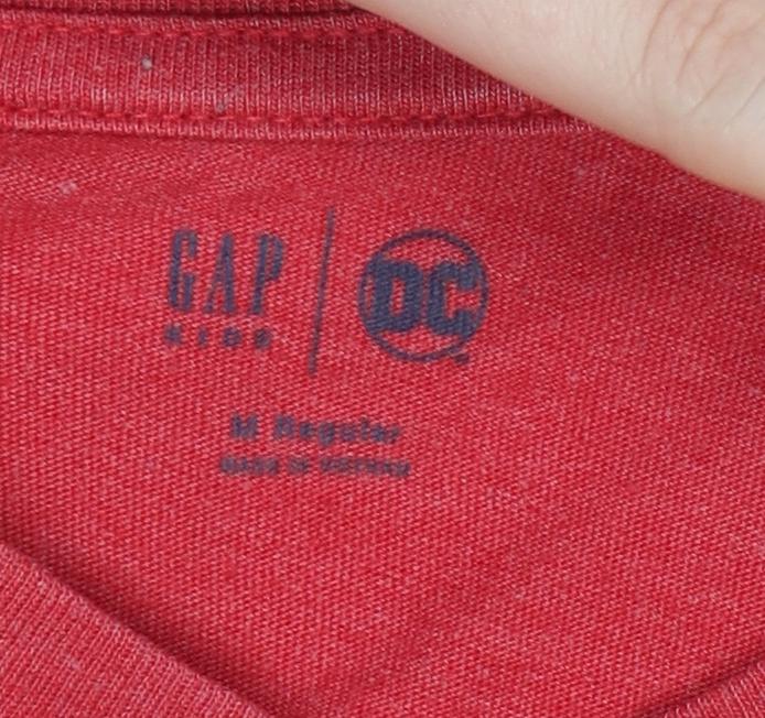 Gap Boys' Red The Flash T-Shirt, 9-10 Years, Superhero Graphic