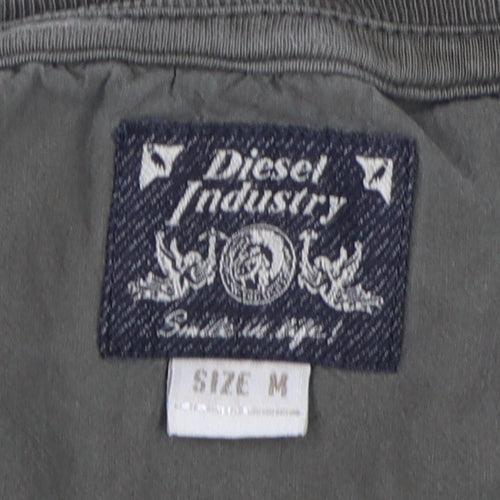 Diesel Men's Green Graphic Print T-Shirt, Size M