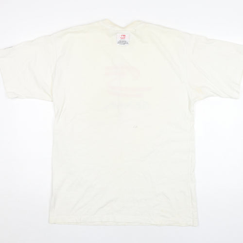 Senna Men's Ivory Medium T-Shirt by GoodSports F1 Sportswear