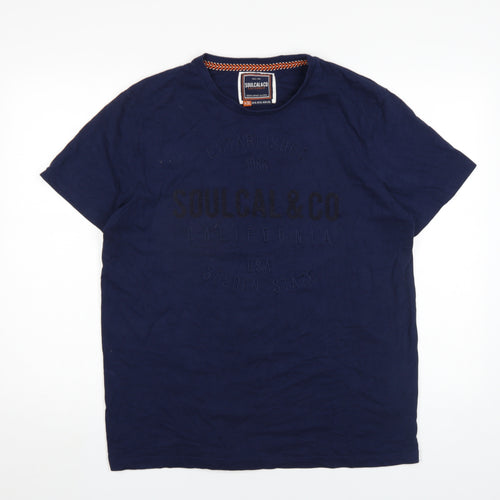 Soulcal & Co Men's Blue XL T-Shirt