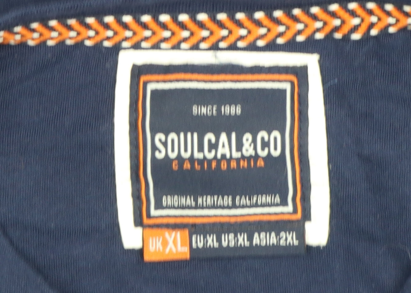 Soulcal & Co Men's Blue XL T-Shirt