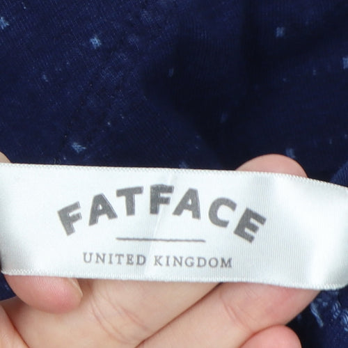 FatFace Men's Blue Polo Shirt M, Cotton Casual