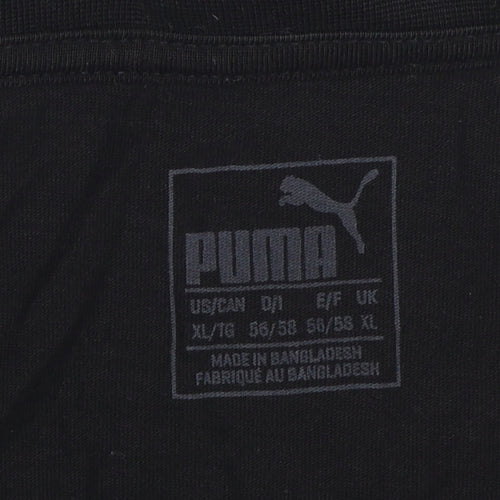 Puma Men's Black XL Graphic Logo T-Shirt