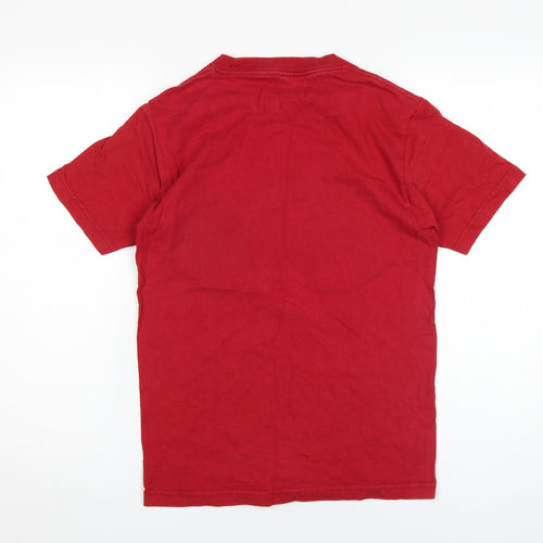 Gildan Unisex Red Basic Cotton T-Shirt Size S