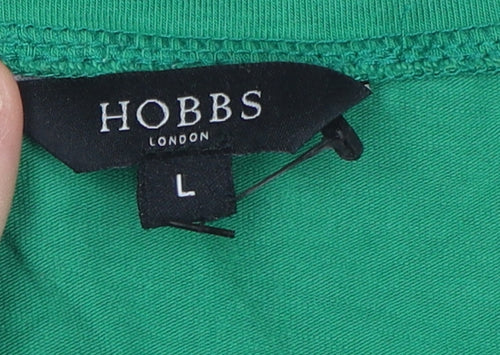 Hobbs Women’s Green T-Shirt - Size L, Basic Style