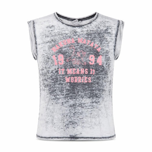 Disney Teens Grey Lion King Sleeveless T-Shirt - Size 10