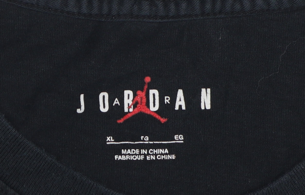 Jordan Men's Black XL Graphic T-Shirt - Logo Accented