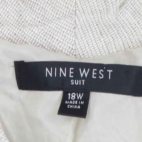 Nine West Women's Beige Blazer Size 18 Plus Classic
